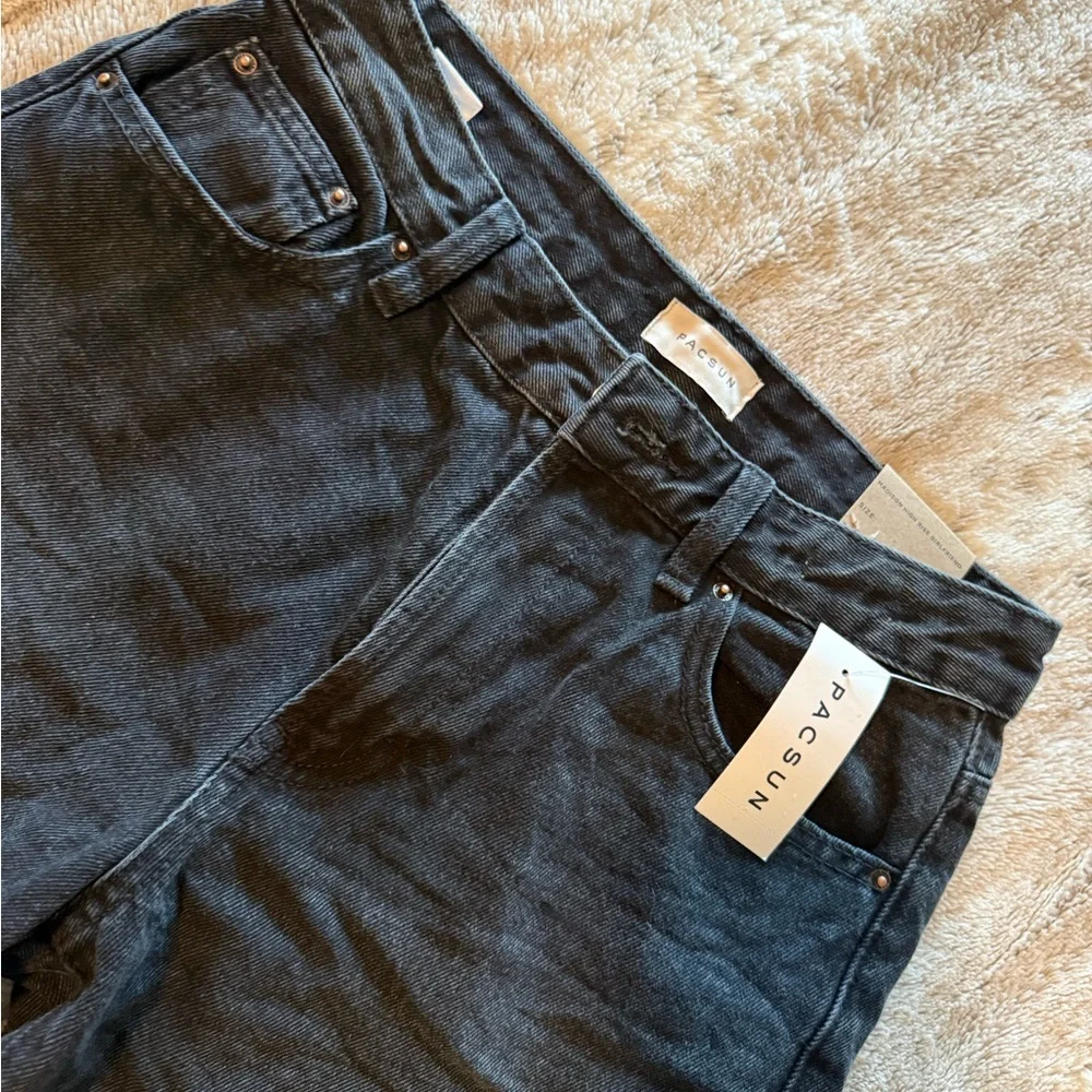 PacSun Dark Gray High Rise Jeans - Picture 3 of 3